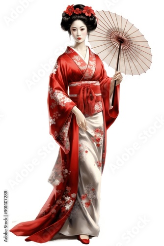 Fashion kimono dress adult. photo