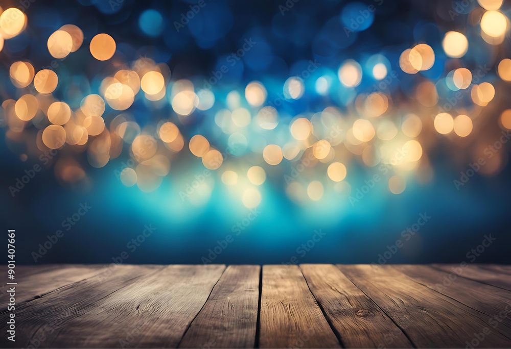 Blue and Gold Party Background on New Year's Eve. Festive Celebration Holiday Christmas, New Year, Banner Template Illustration Abstract Gold Bokeh Lights on Dark Blue Background Texture, De-focused. Blue and Gold Party Background on New Year's Eve. Festive Celebration Holiday Christmas, New Year, Banner Template Illustration Abstract Gold Bokeh Lights on Dark Blue Background Texture, De-focused.