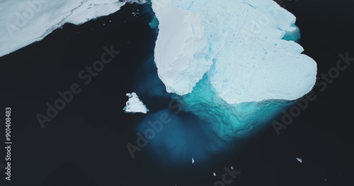 Canvastavla Huge ice glacier at polar nature environment