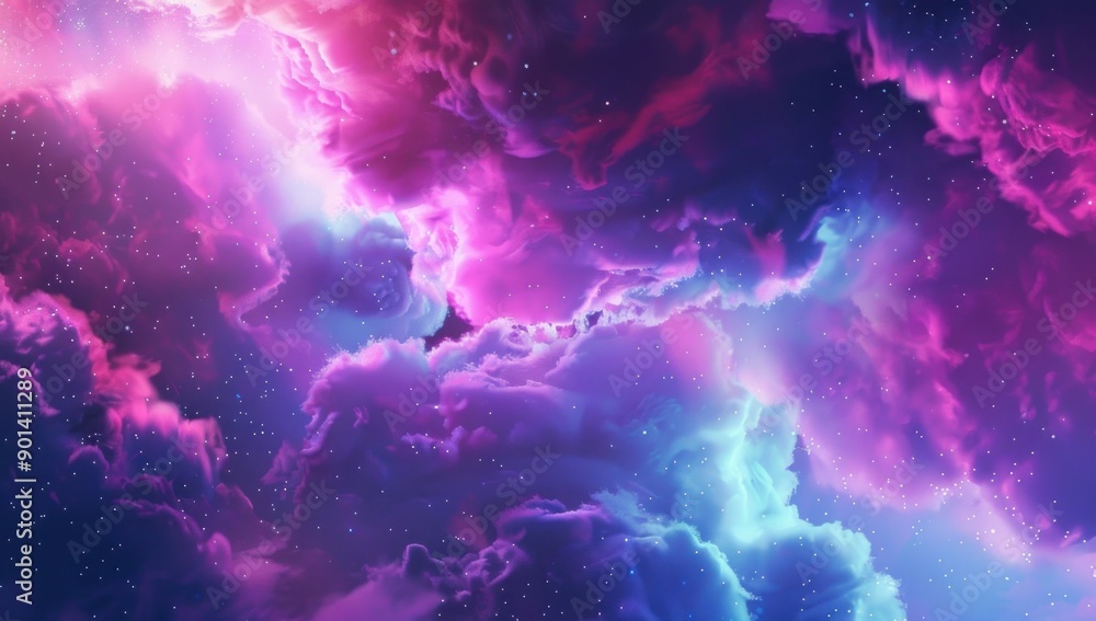 Cosmic Cloudscape: A Stellar Symphony of Color and Light Cosmic Cloudscape: A Stellar Symphony of Color and Light