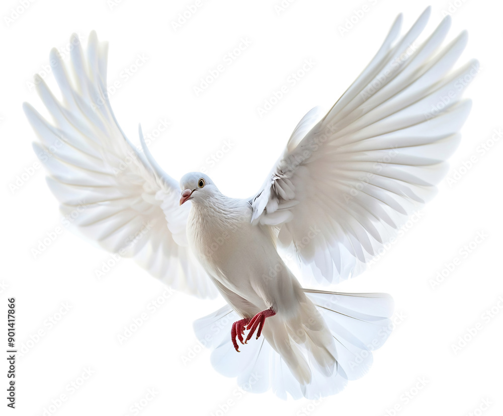 dove bird or white pigeon in white background dove bird or white pigeon in white background