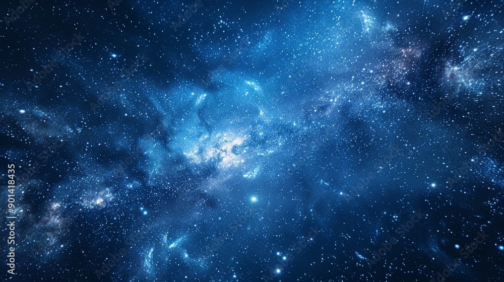 Abstract starry night sky with detailed constellations and deep space colors Abstract starry night sky with detailed constellations and deep space colors