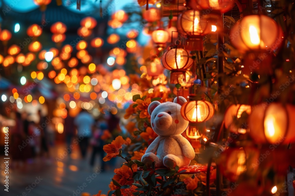 A merry festival scene featuring playful activities and vivid decorations, capturing the joyful and lively spirit of the event. A merry festival scene featuring playful activities and vivid decorations, capturing the joyful and lively spirit of the event.