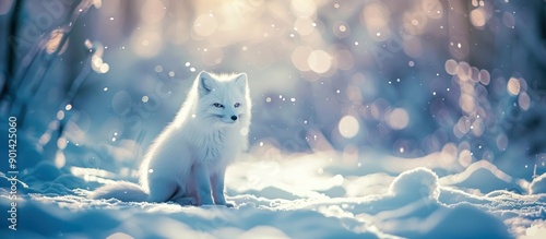 Arctic Fox in Winter Wonderland © zaen_studio