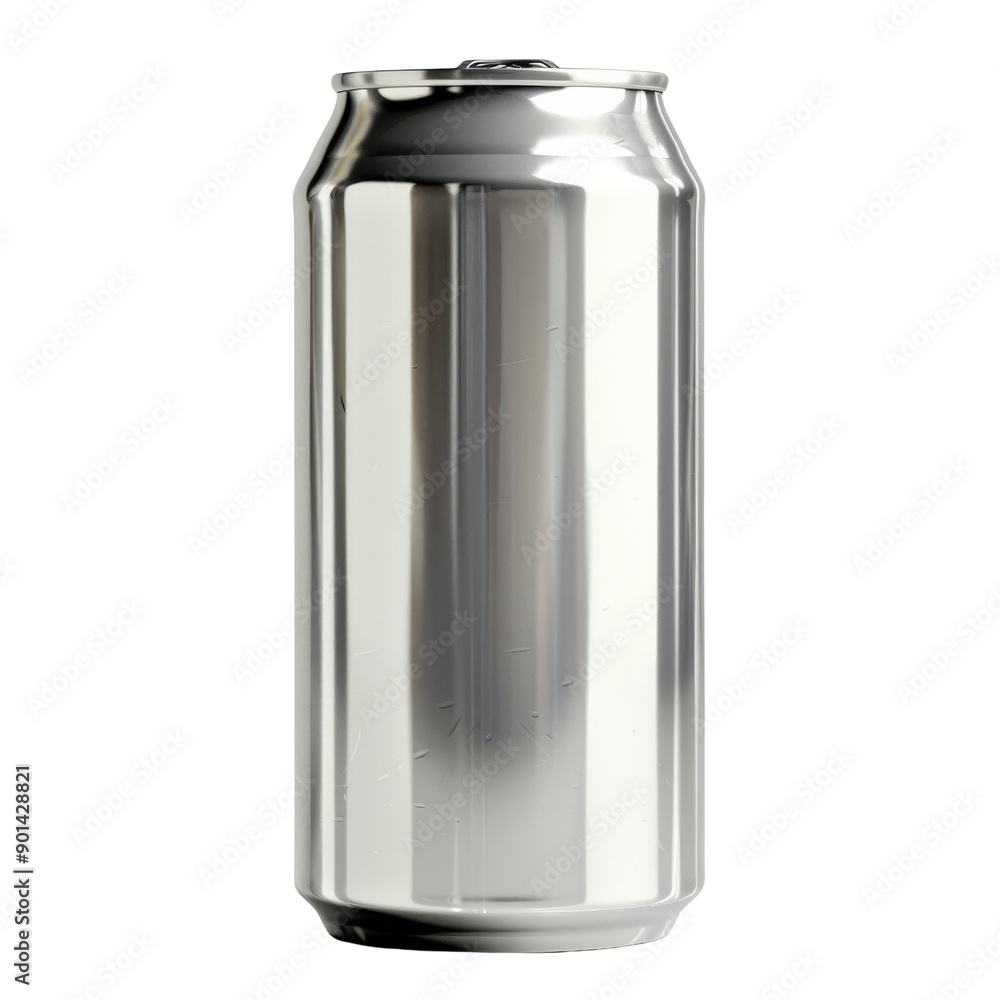 High-resolution image of a blank, shiny aluminum can, perfect for branding, advertisement, and design mockups. High-resolution image of a blank, shiny aluminum can, perfect for branding, advertisement, and design mockups.