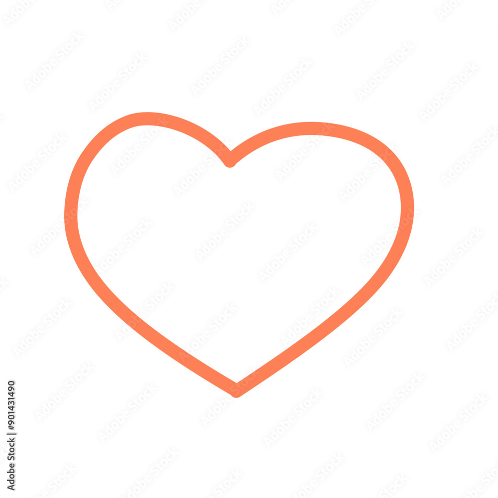 Hand drawn heart, vector love symbol Hand drawn heart, vector love symbol