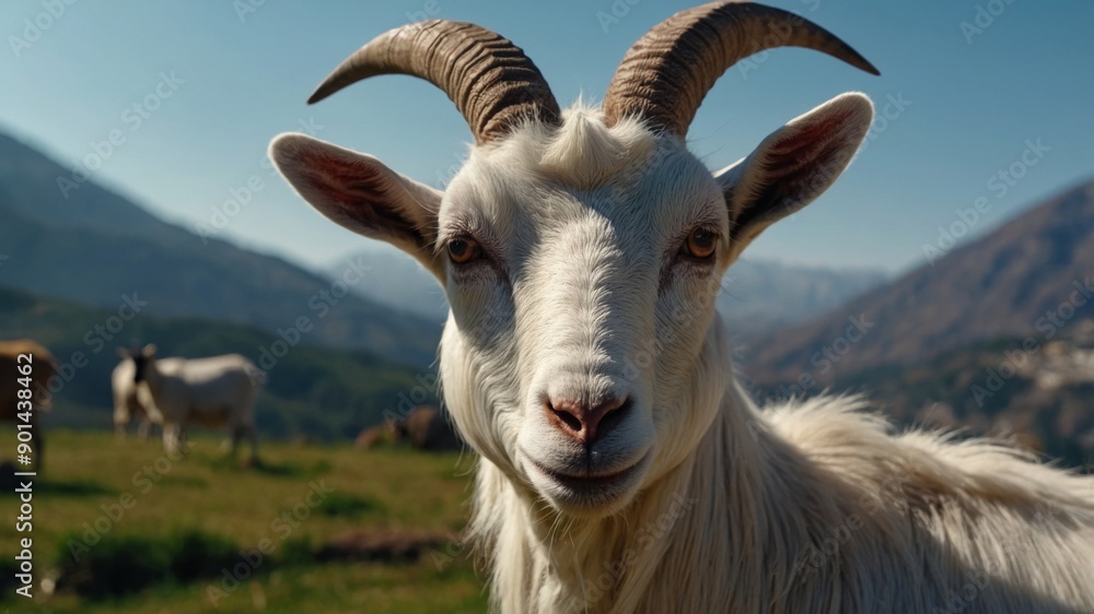Eid Ul Adha Goat with Beautiful Background. Eid Ul Adha Goat with Beautiful Background.