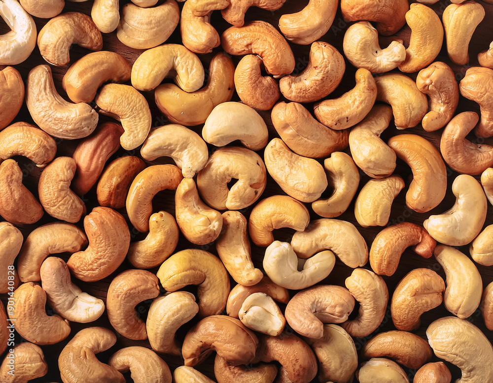 Fresh a lots Cashew nut pattern texture background. Fresh a lots Cashew nut pattern texture background.