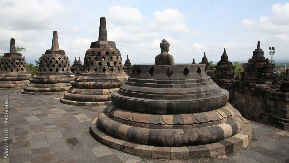 Templo de Borobudur., Magelang Regency, Java, Indonesia Templo de Borobudur., Magelang Regency, Java, Indonesia