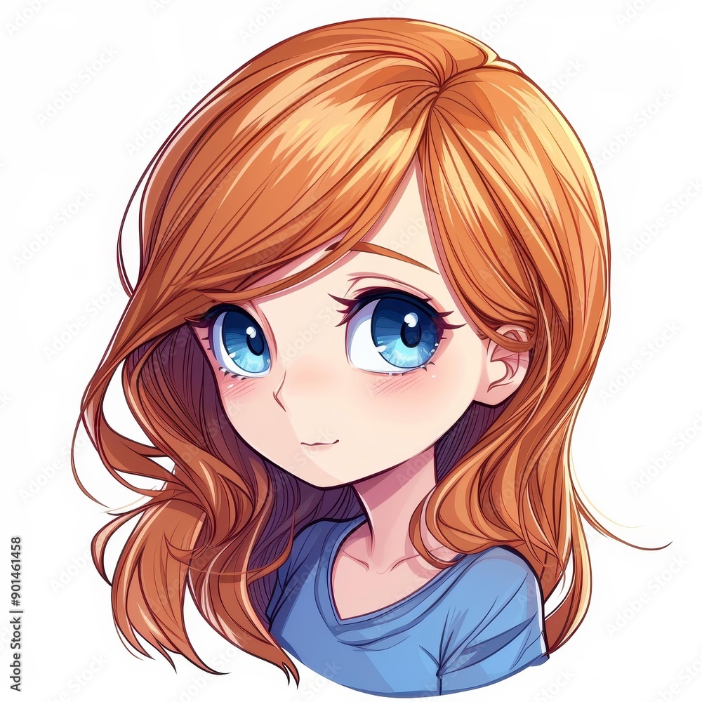 A cute chibi girl with bright colors, showcasing her charm and warmth in a delightful closeup, full of adorable features. A cute chibi girl with bright colors, showcasing her charm and warmth in a delightful closeup, full of adorable features.