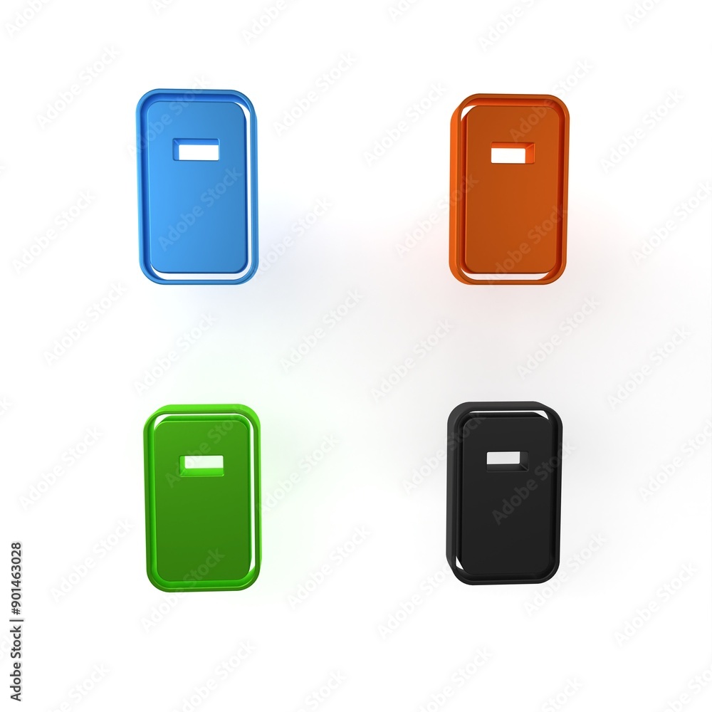 Colorful Police assault shield icon isolated on white background. Minimalism concept. 3D render illustration Colorful Police assault shield icon isolated on white background. Minimalism concept. 3D render illustration