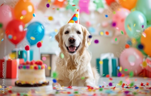 Golden Retriever Birthday Party