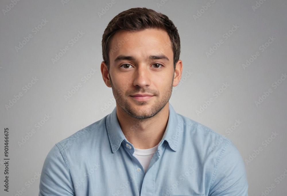 Portrait view of a regular Author , candid, social media, avatar image, plain solid background Portrait view of a regular Author , candid, social media, avatar image, plain solid background