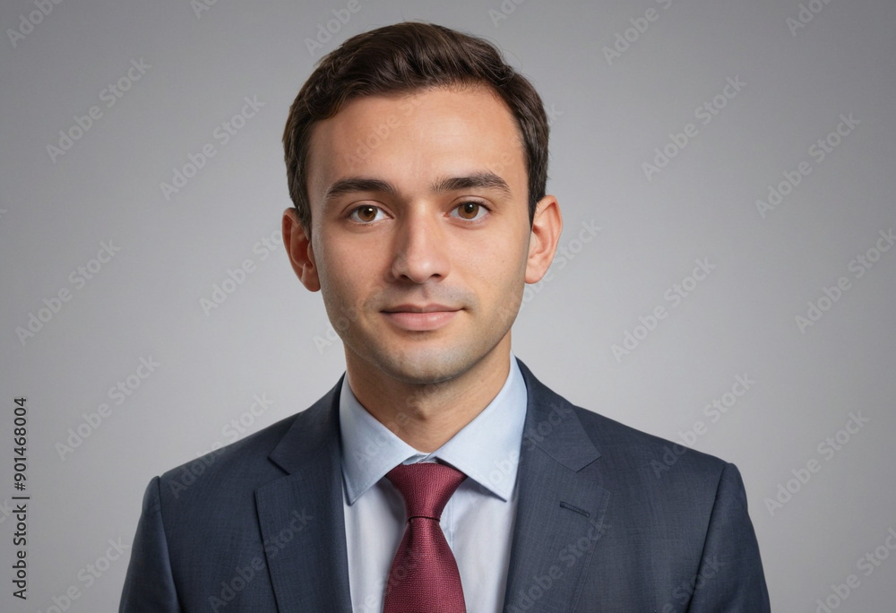 Portrait view of a regular Economist , candid, social media, avatar image, plain solid background Portrait view of a regular Economist , candid, social media, avatar image, plain solid background