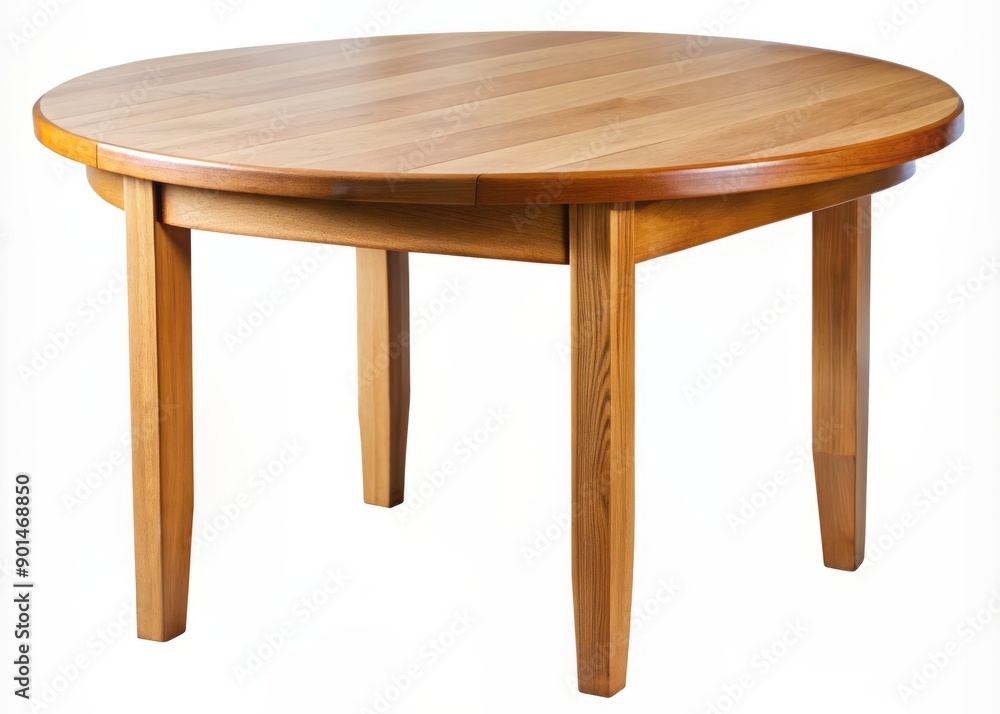 Wooden round table isolated with clipping path. Wooden round table isolated with clipping path.