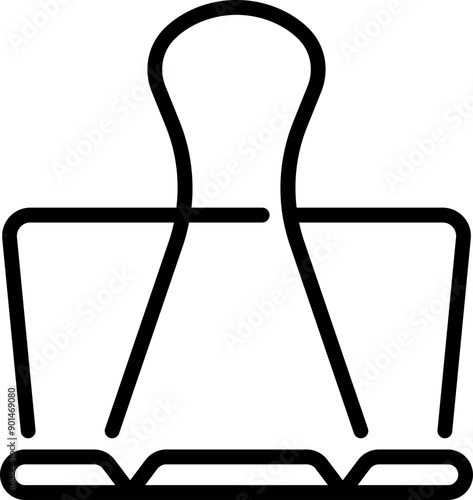 Binder Paper Clip Icon