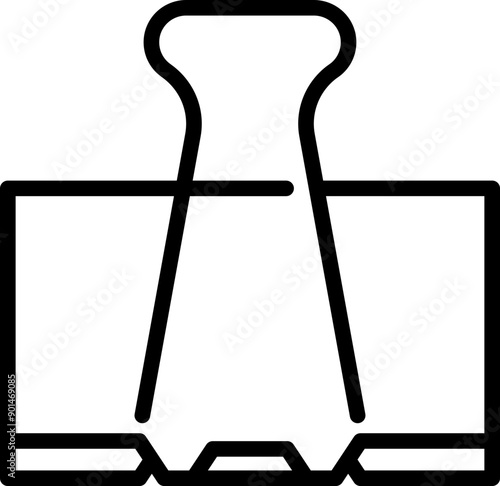 Binder Paper Clip Icon
