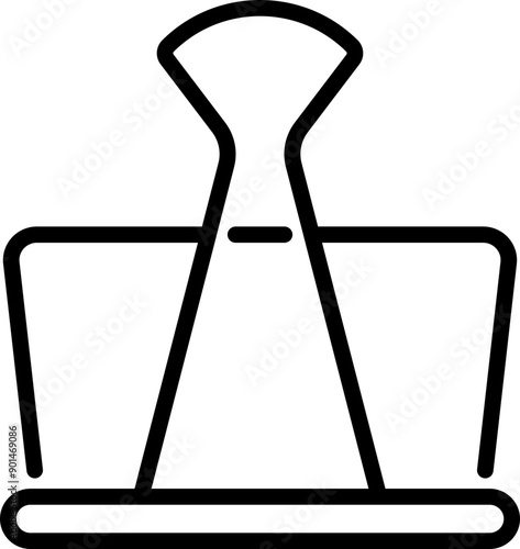 Binder Paper Clip Icon