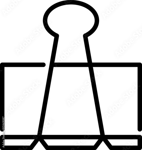 Binder Paper Clip Icon