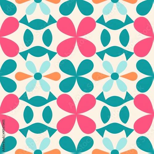 Flower pattern backgrounds kaleidoscope.
