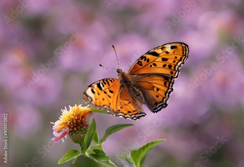 A Butterfly on a flower