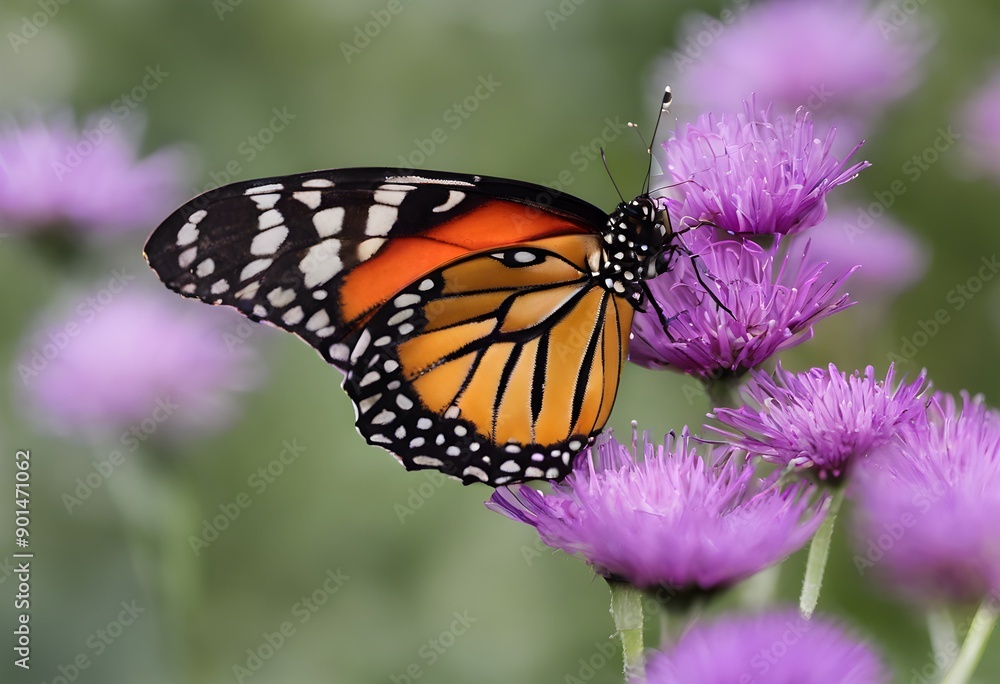 A Butterfly on a flower A Butterfly on a flower