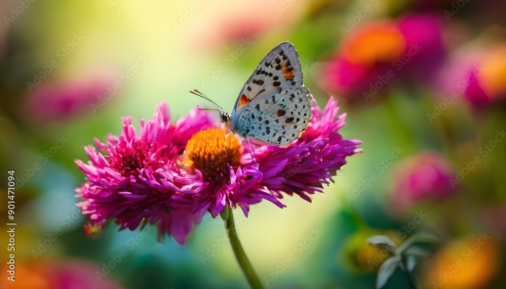 A Butterfly on a flower A Butterfly on a flower