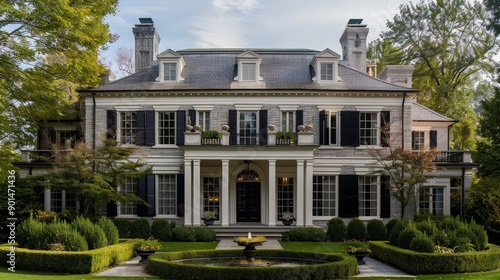 Wallpaper Mural Write about the architectural symmetry of a Georgian house exterior. Torontodigital.ca