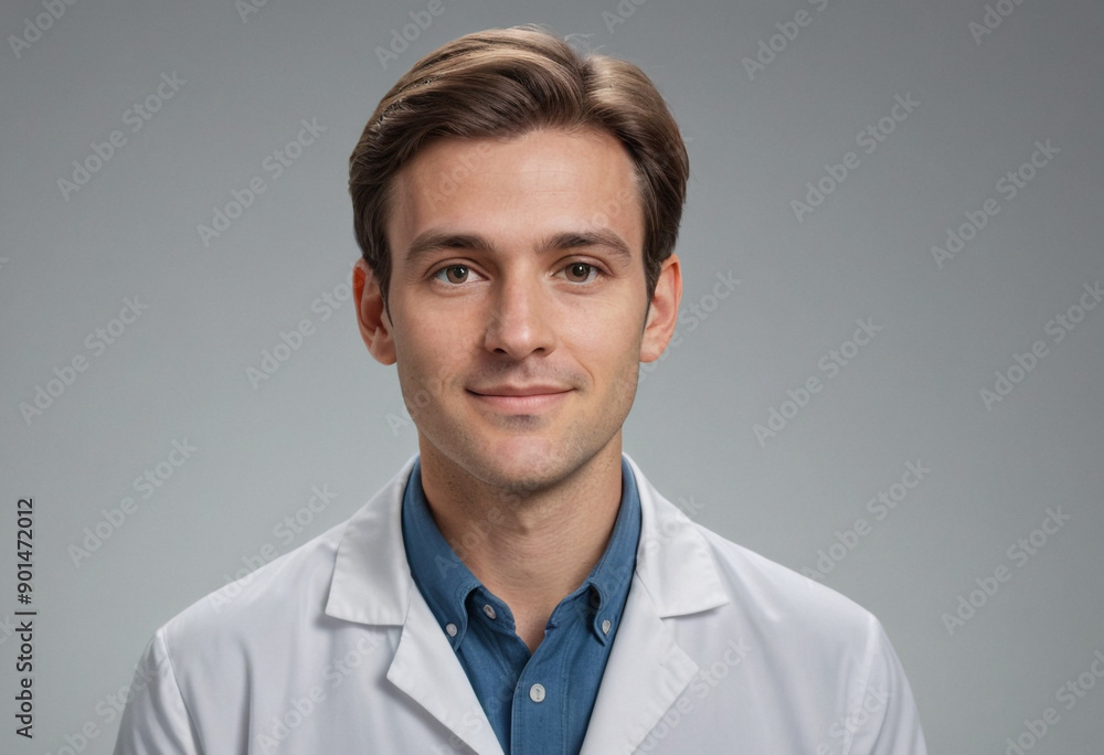 Portrait view of a regular Conservation Scientist , candid, social media, avatar image, plain solid background Portrait view of a regular Conservation Scientist , candid, social media, avatar image, plain solid background