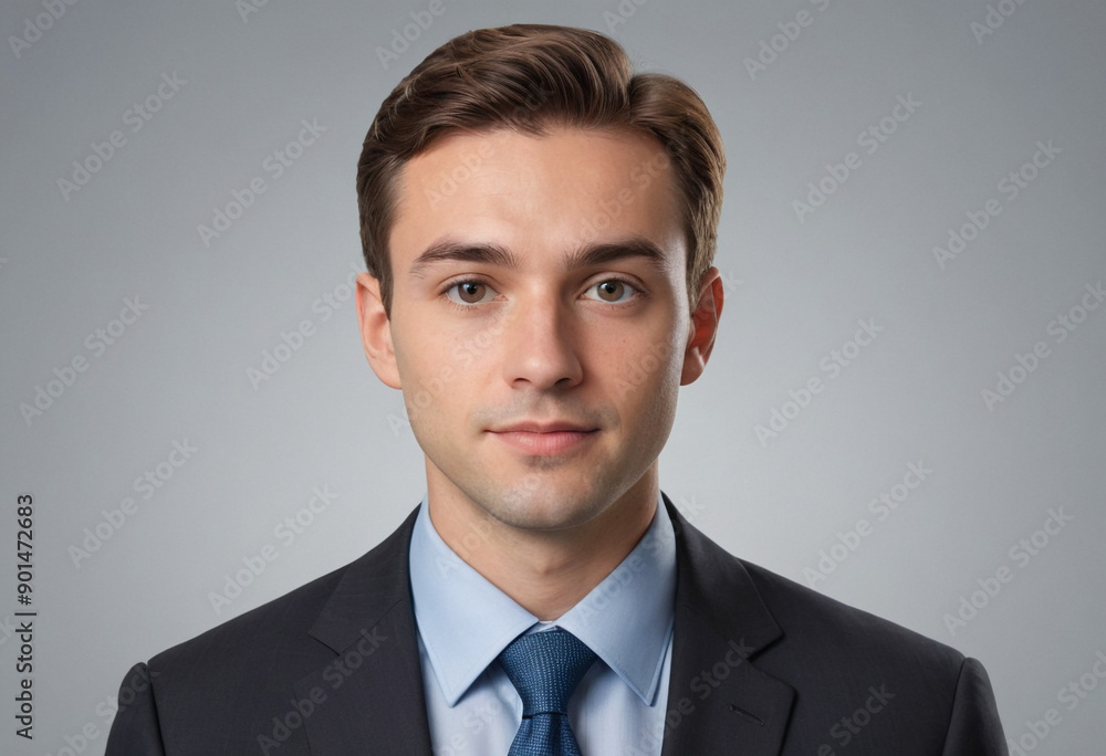Portrait view of a regular Financial Analyst , candid, social media, avatar image, plain solid background Portrait view of a regular Financial Analyst , candid, social media, avatar image, plain solid background