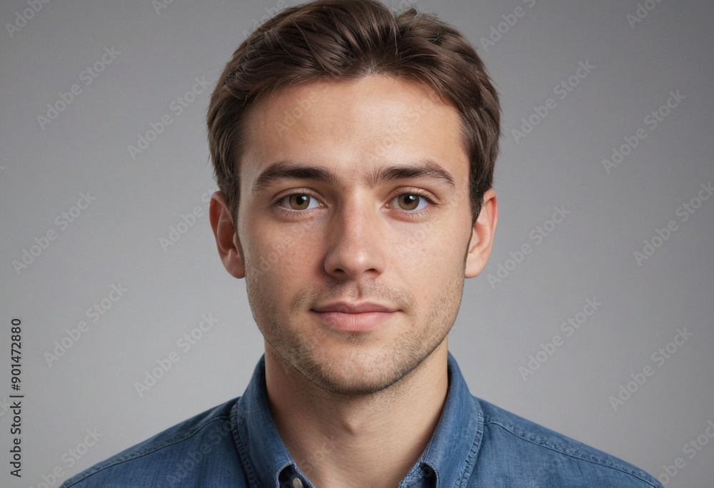 Portrait view of a regular Geographer , candid, social media, avatar image, plain solid background Portrait view of a regular Geographer , candid, social media, avatar image, plain solid background