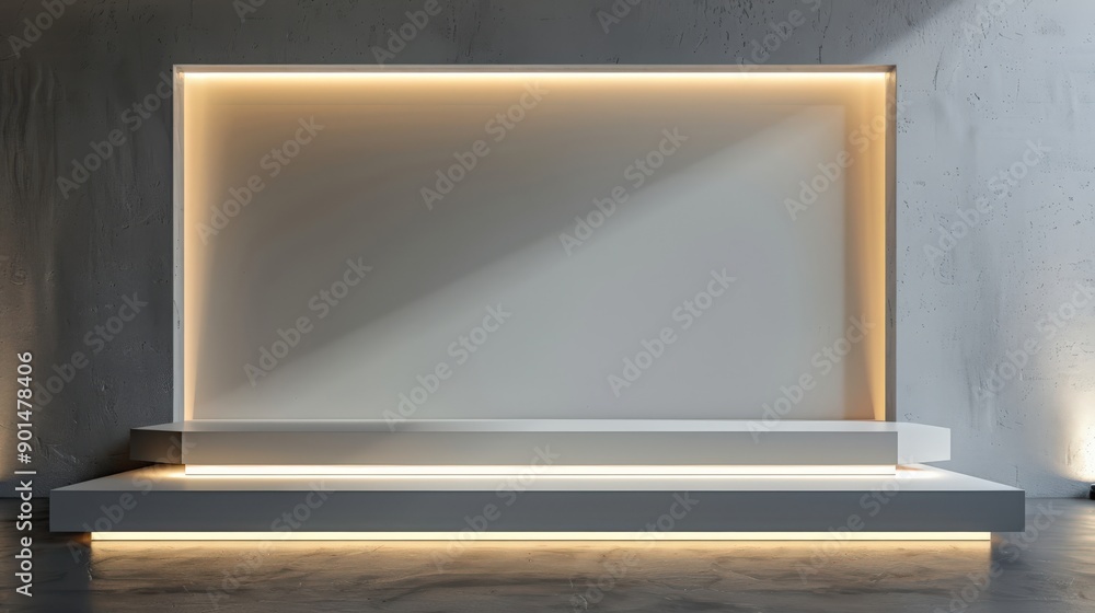 A white wall with a black border and a white sign on it A white wall with a black border and a white sign on it