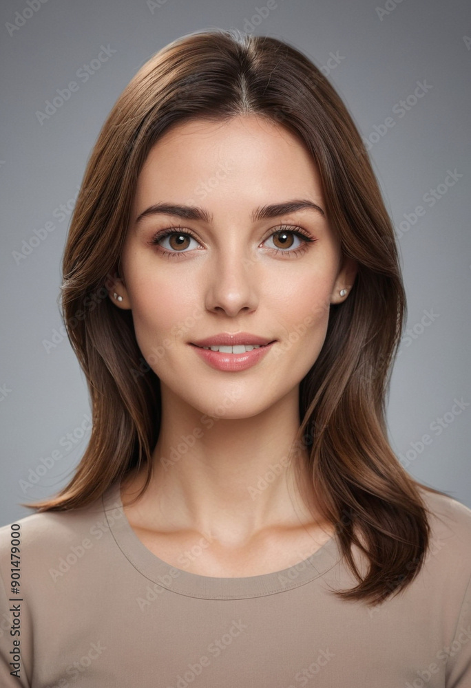 Portrait view of a regular Public Relations Specialist , candid, social media, avatar image, plain solid background Portrait view of a regular Public Relations Specialist , candid, social media, avatar image, plain solid background