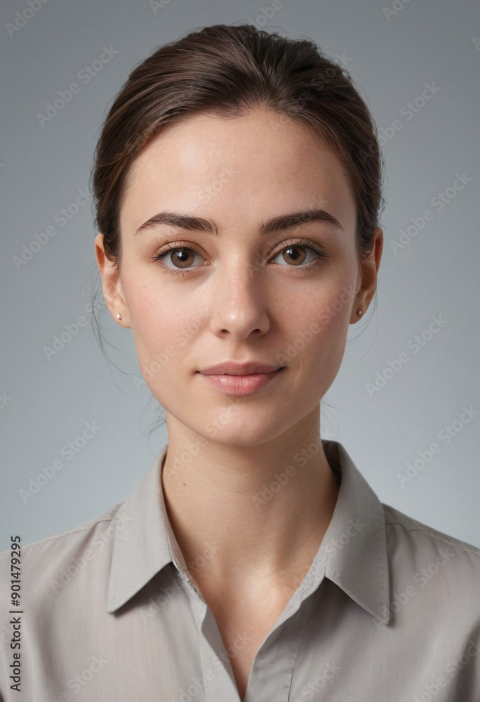 Portrait view of a regular Social Worker , candid, social media, avatar image, plain solid background Portrait view of a regular Social Worker , candid, social media, avatar image, plain solid background