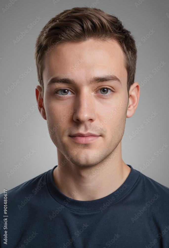 Portrait view of a regular Art Director , candid, social media, avatar image, plain solid background Portrait view of a regular Art Director , candid, social media, avatar image, plain solid background