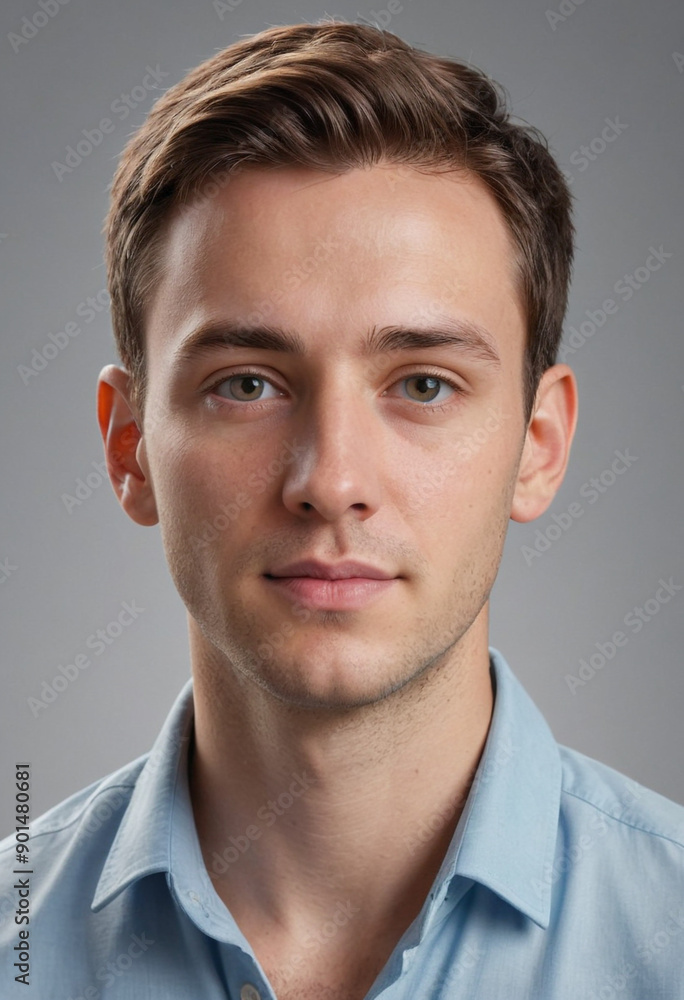 Portrait view of a regular Art Director , candid, social media, avatar image, plain solid background Portrait view of a regular Art Director , candid, social media, avatar image, plain solid background