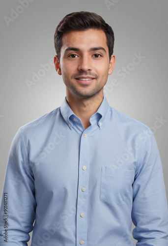 Portrait view of a regular City Planner , candid, social media, avatar image, plain solid background