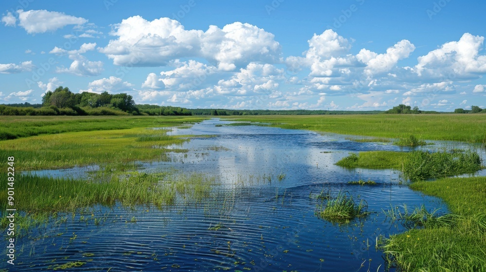 Wetlands: Regions where water covers the soil or is present near the surface, either year-round or periodically, providing crucial habitats and ecosystem services.
Wetlands: Regions where water covers the soil or is present near the surface, either year-round or periodically, providing crucial habitats and ecosystem services.