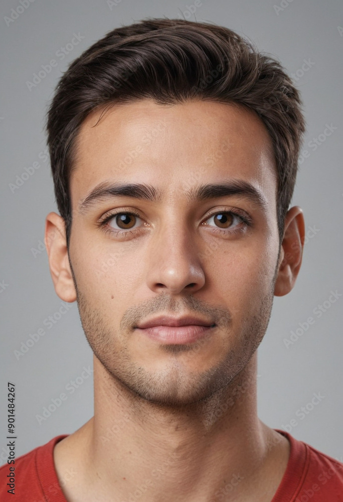 Portrait view of a regular Granthi , candid, social media, avatar image, plain solid background Portrait view of a regular Granthi , candid, social media, avatar image, plain solid background