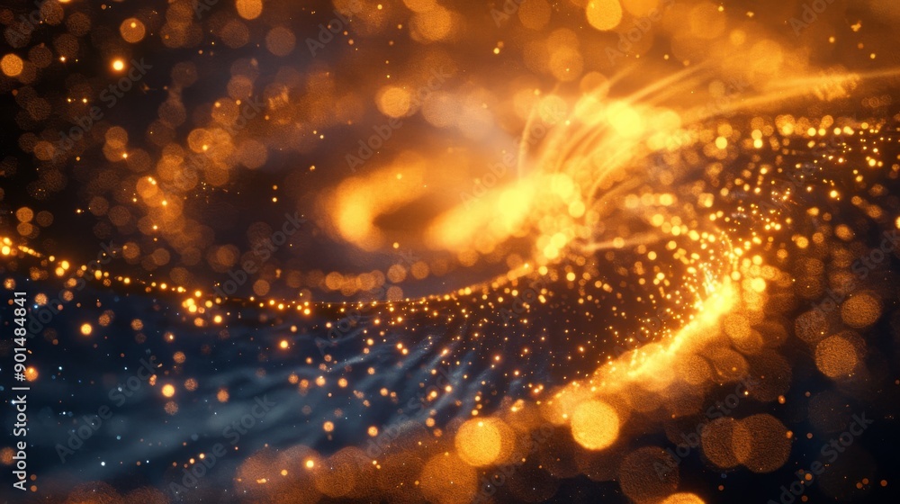 Mesmerizing Abstract Light Swirls Mesmerizing Abstract Light Swirls