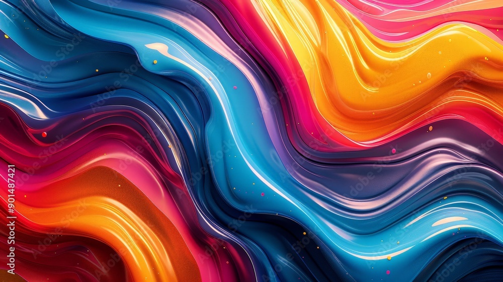 Abstract wave patterns with vibrant colors and dynamic designs Abstract wave patterns with vibrant colors and dynamic designs