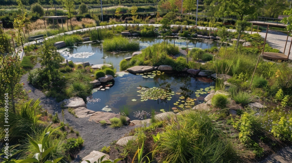 Green Infrastructure: A system of interconnected natural and semi-natural spaces within urban areas, aimed at improving environmental health and promoting sustainability.
Green Infrastructure: A system of interconnected natural and semi-natural spaces within urban areas, aimed at improving environmental health and promoting sustainability.