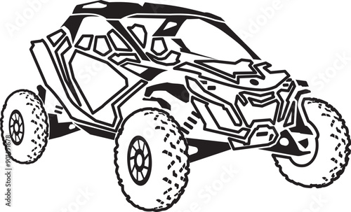 ORV_SSV_MY24_MaverickR_XRS_1000t_Carbon_Black_0007ARK00_Studio_34FR-2