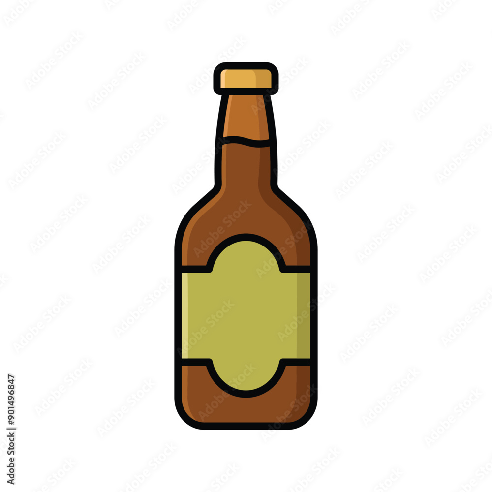 beer bottle icon vector design template simple and clean beer bottle icon vector design template simple and clean