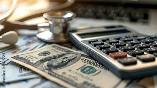 Concept of medical family insurance.