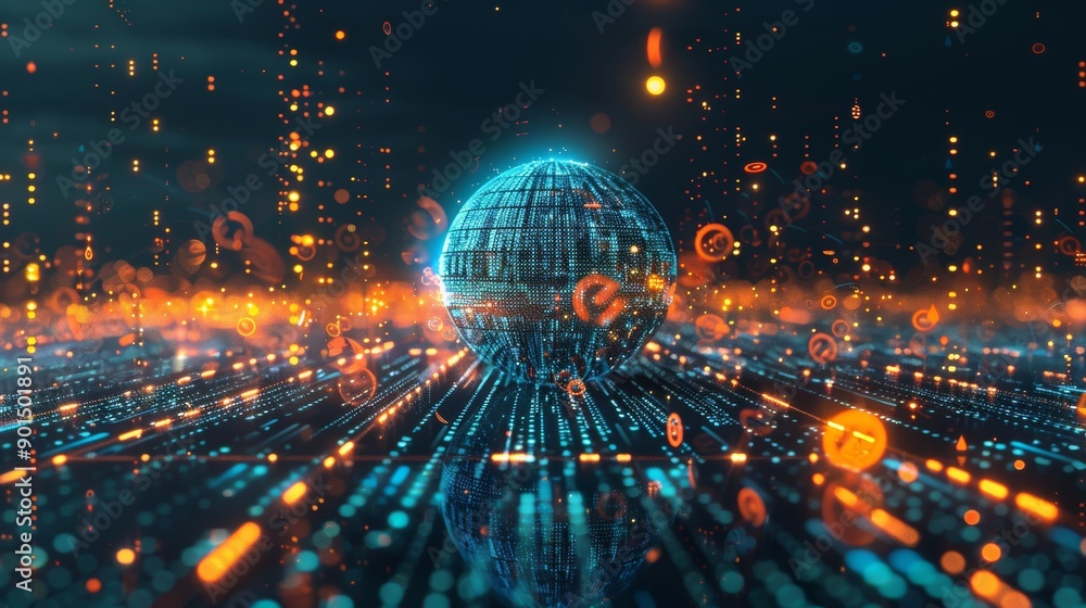 The future of cyber technologies in digital space metaverse 3D rendering background, smart strategy business startup The future of cyber technologies in digital space metaverse 3D rendering background, smart strategy business startup