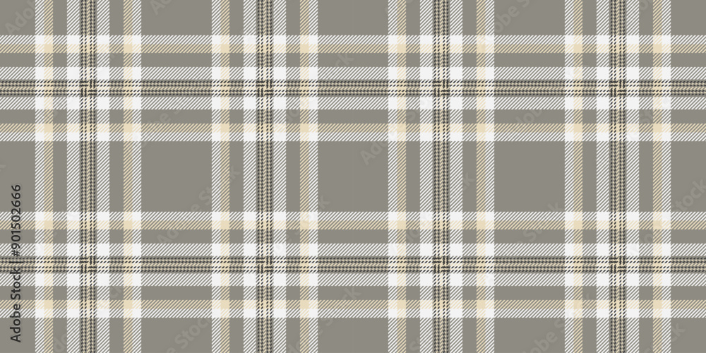 Industry fabric textile texture, flooring background vector plaid. Kilt check seamless pattern tartan in stone grey and white colors. Industry fabric textile texture, flooring background vector plaid. Kilt check seamless pattern tartan in stone grey and white colors.