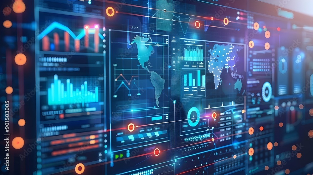 Digital Interface Showcasing Large Datasets on a Data Management Platform Digital Interface Showcasing Large Datasets on a Data Management Platform