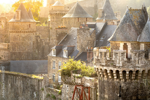 The Ch?teau de Foug?res in Bretagne, France