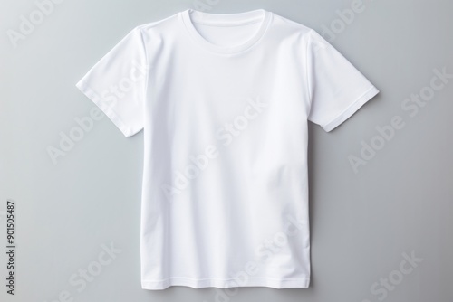 T-shirt sleeve white coathanger.